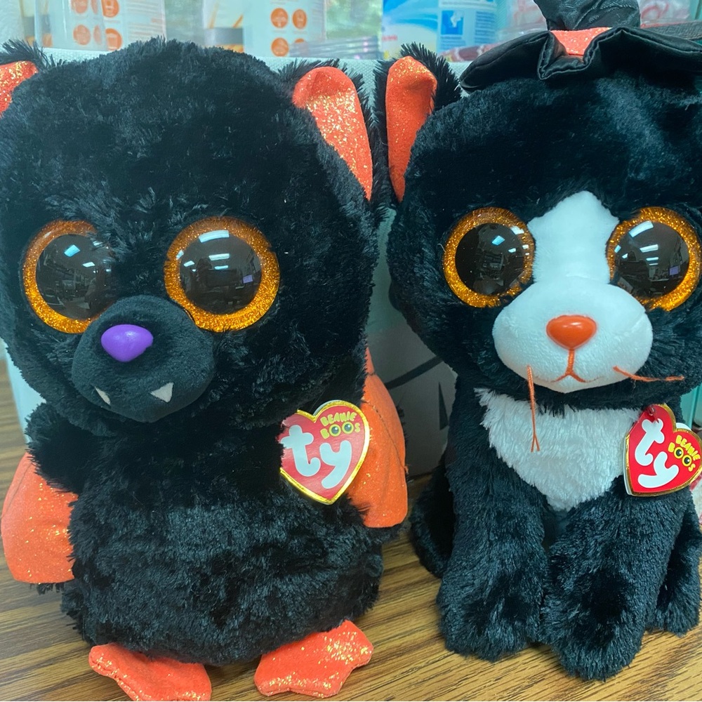 Halloween Ty Beanies.